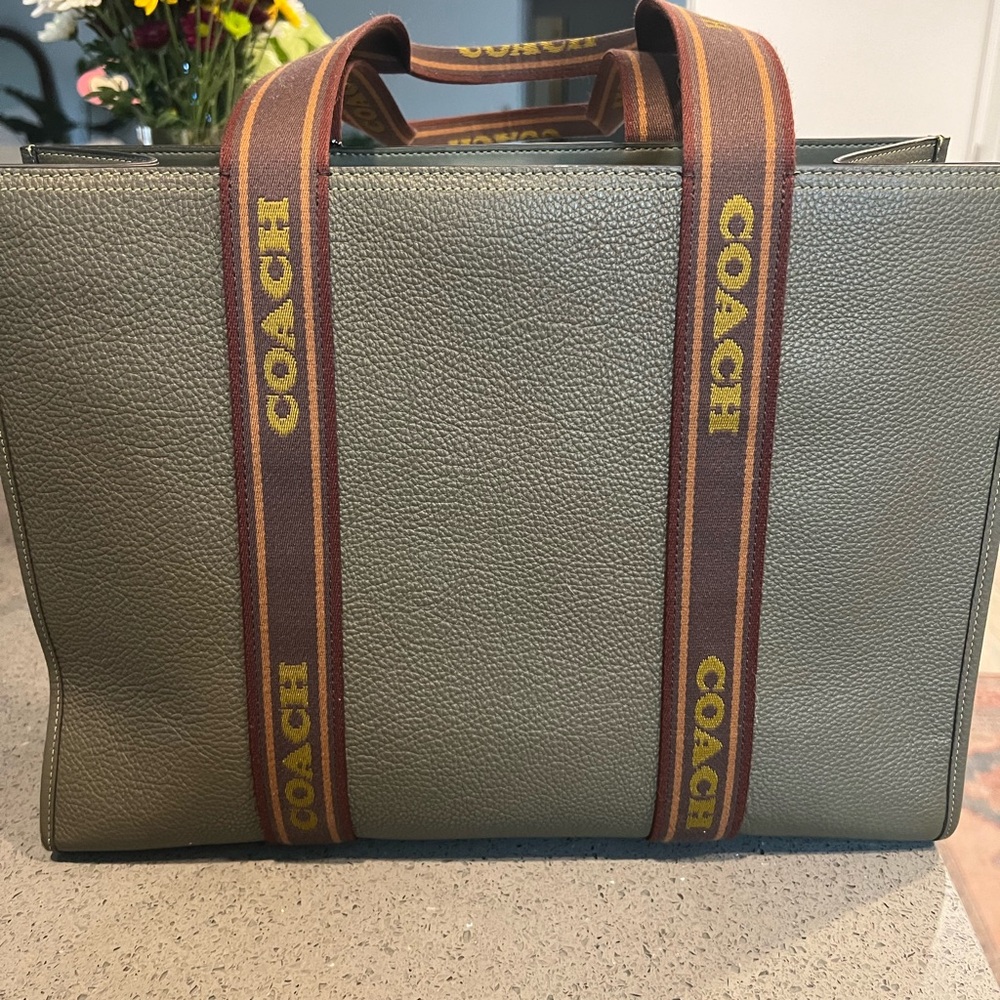 Coach Green Large Smith Tote